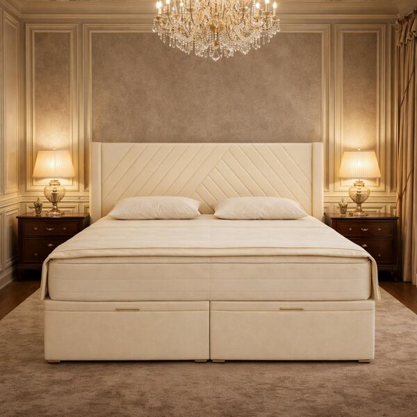 Great British Beds Belfast Winged Divan Ottoman Bed