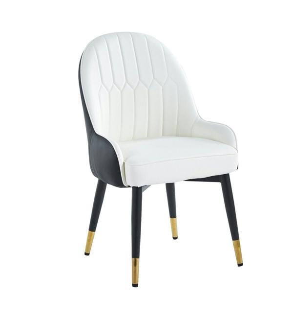 HYGRAD Modern Leather Dining Chairs PU Leather Padded Dining Chairs Set Of 2 Multi Coloured Ergonomic Soft Leather Chairs Office Home Restaurant