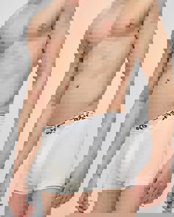 BOSS Orange 3 Pack Mens Power Trunks NOS - White 100