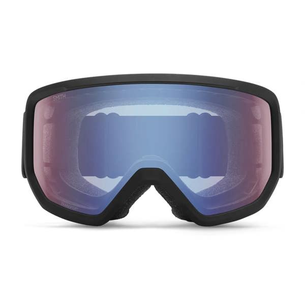 Smith Ski Goggles Transfer 0JX/ZF Black Blue Sensor Mirror