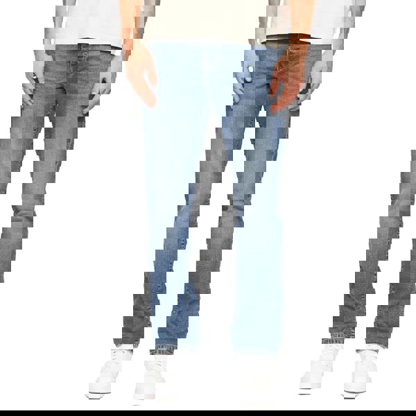 Crosshatch Mens Princed Denim Jeans - Light Wash