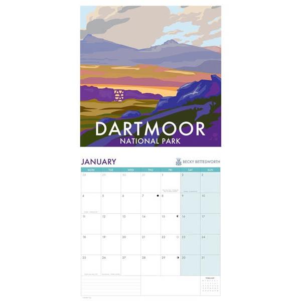 Becky Bettesworth, Seaside Poster Art Calendar 2027, Wall Calendars, Month To View, Travel, Gift