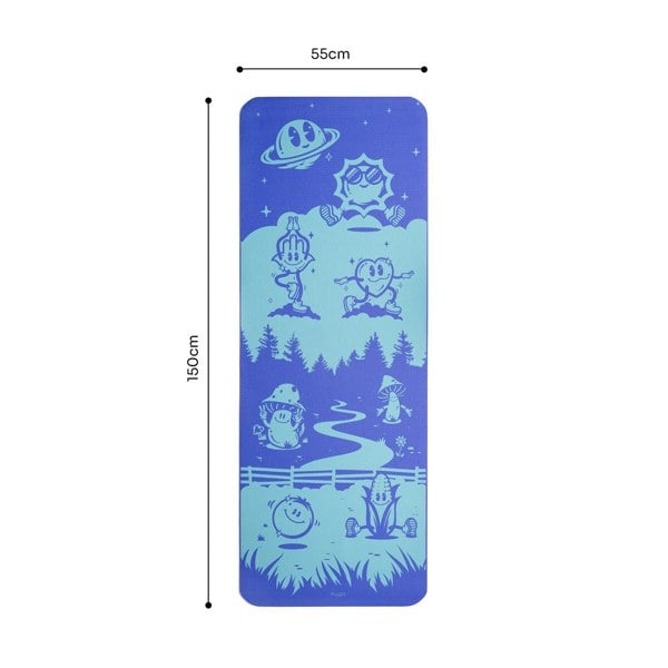 Myga Kid's Silk Printed  Yoga Mat