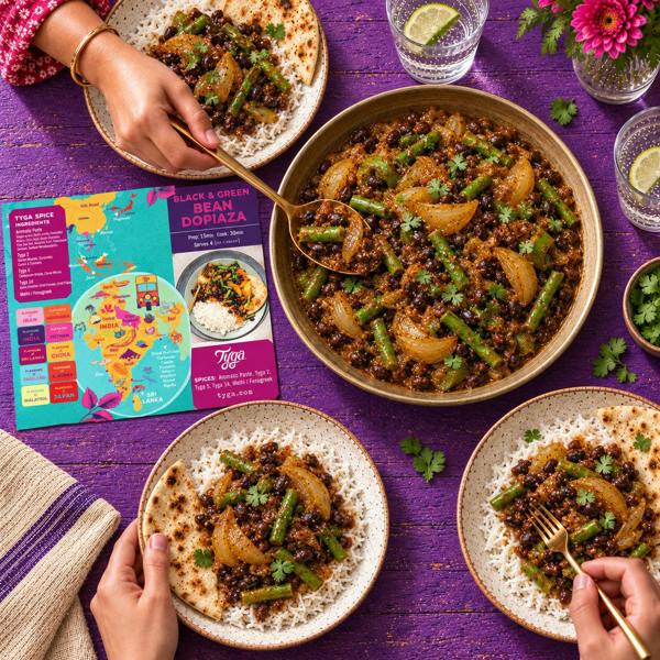 Tyga Foods Black & Green Bean Dopiaza