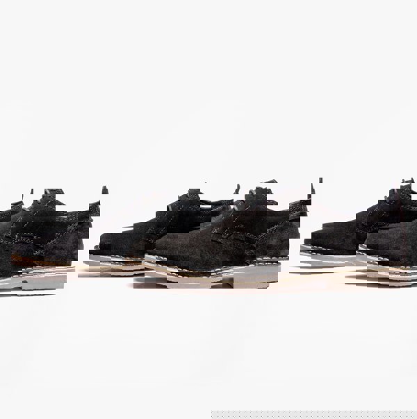 Popps JONAS Mens Suede Desert Shoes Black