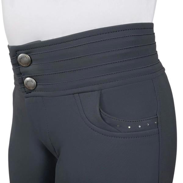 Coldstream Girls Next Generation Fenham Diamante Breeches - Anchor Blue - 