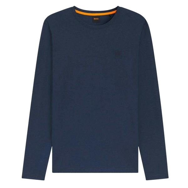 Boss Mens Logo Regular T-Shirt - Blue - 
