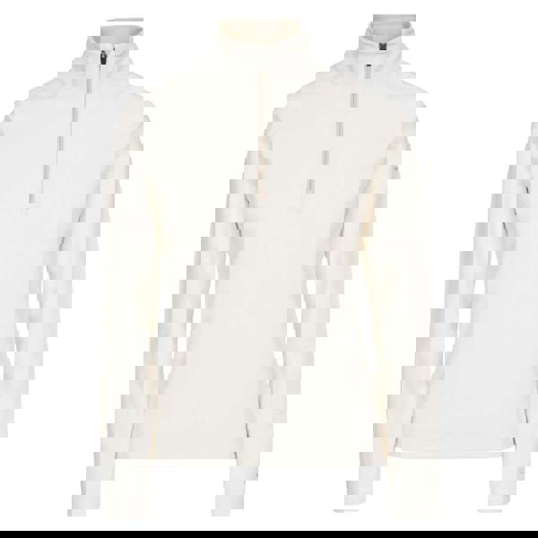 Trespass Womens/Ladies Skylar Fleece Top - Ghost White - 