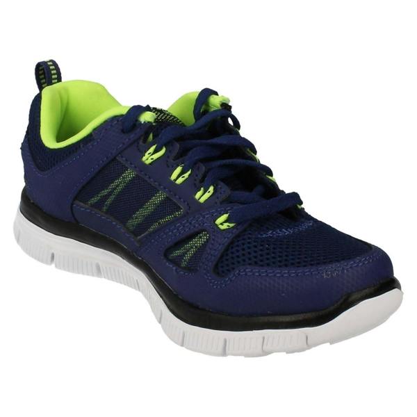 Skechers Boys Skechers Casual Lace Up Trainers Flex Advantage 95521
