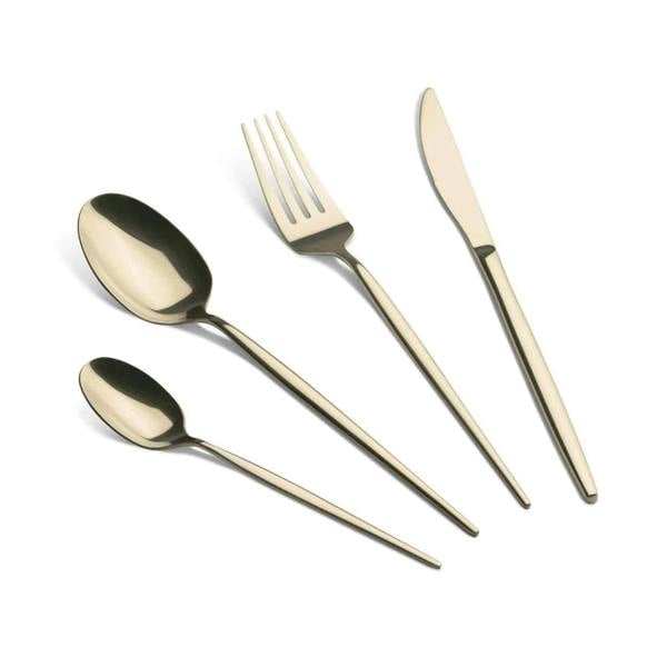 24 Piece Cutlery Set Mirror Champagne BH3067