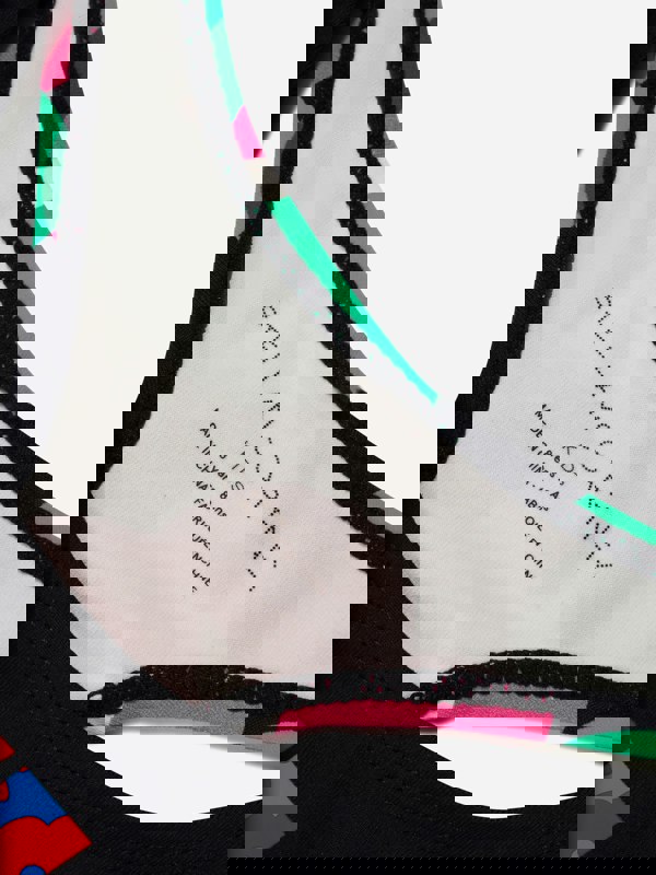 Stella McCartney Kids Stella McCartney Girls Cropped Floral Logo Sports Top