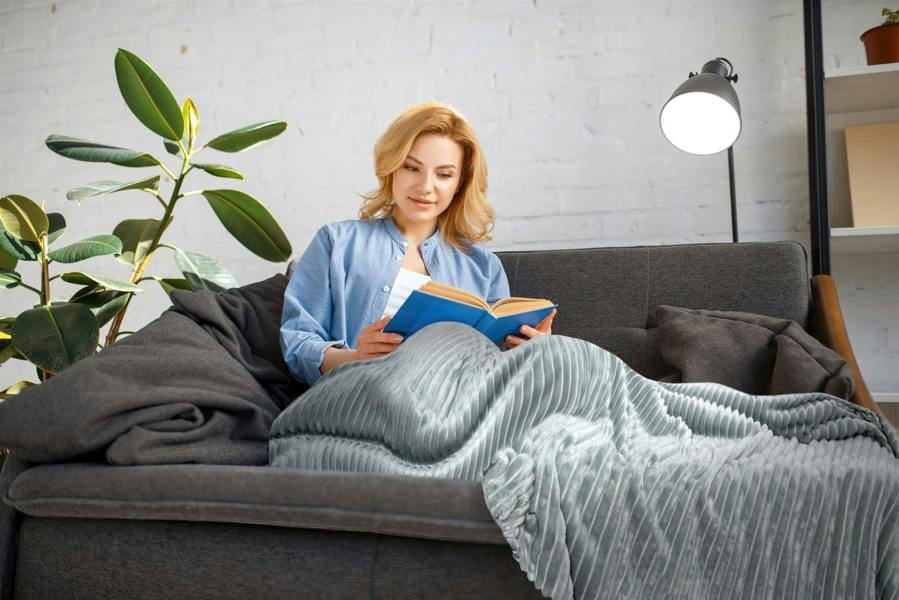Dakota Fleece Silver Throw 140x180cm