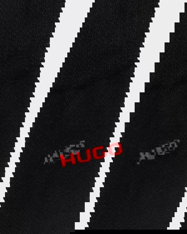 HUGO 2 Pack RS Uni Colour Mens Socks NOS - Black 001