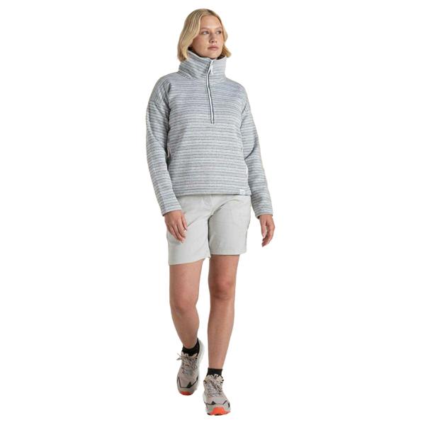 Craghoppers Womens/Ladies Daisy Striped Long-Sleeved Sweatshirt - Storm Grey - 