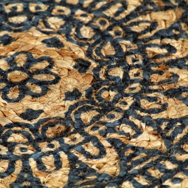 Berkfield Placemats 6 pcs Dark Blue 38 cm Round Jute