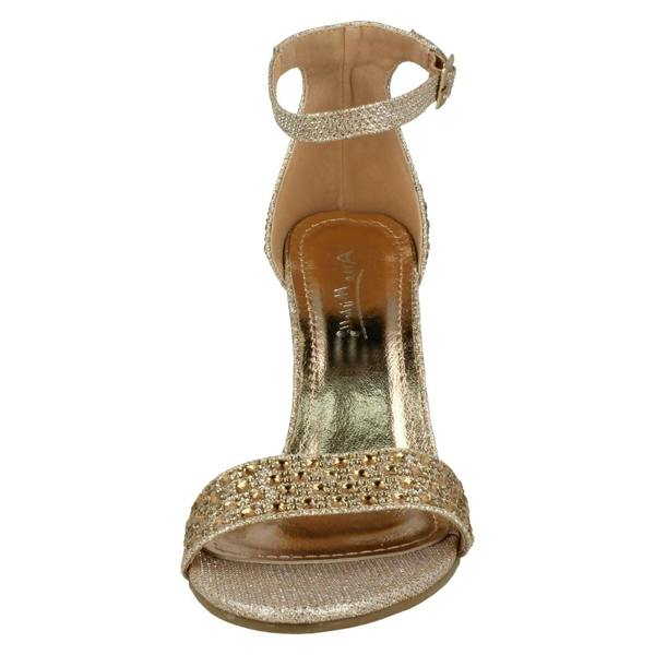 Anne Michelle Ladies Anne Michelle Diamante Sandals