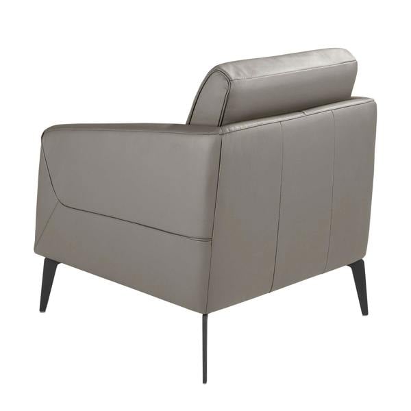 Angel Cerdá Dark Grey Leather Armchair 5134