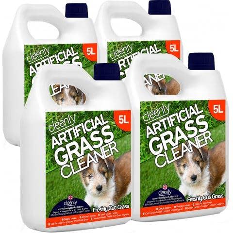 Cleenly Artificial Grass Cleaner for Dogs - Freshly Cut Grass Fragrance - 20 Litres - Eliminates Urine/Dog Wee Odours