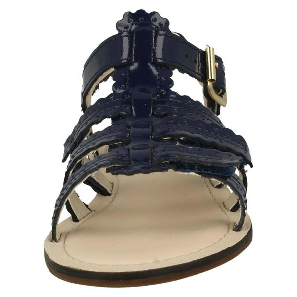 Clarks Girls Clarks Buckle Fastening Open Toe Sandals Loni Moon