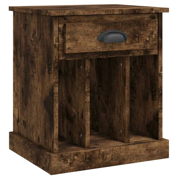 Berkfield Bedside Cabinets 2 pcs Smoked Oak 43x36x50 cm