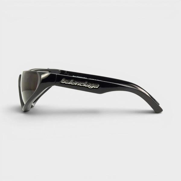 Balenciaga Wraparound Sunglasses Black