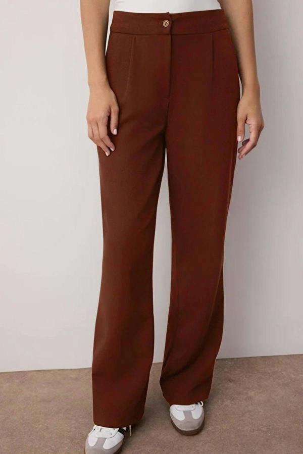 WOVCOR Wide Leg Woven Trousers