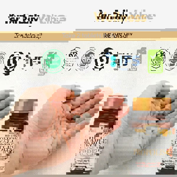 BEE&YOU Royal Jelly Propolis Bee Pollen Tablets