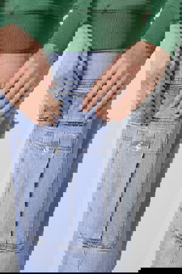 ENORSIA Vintage Straight Leg Cargo Jeans