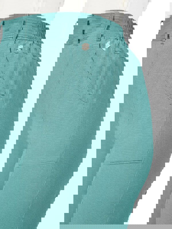 PennyPlain Linen Shorts - Sea Green