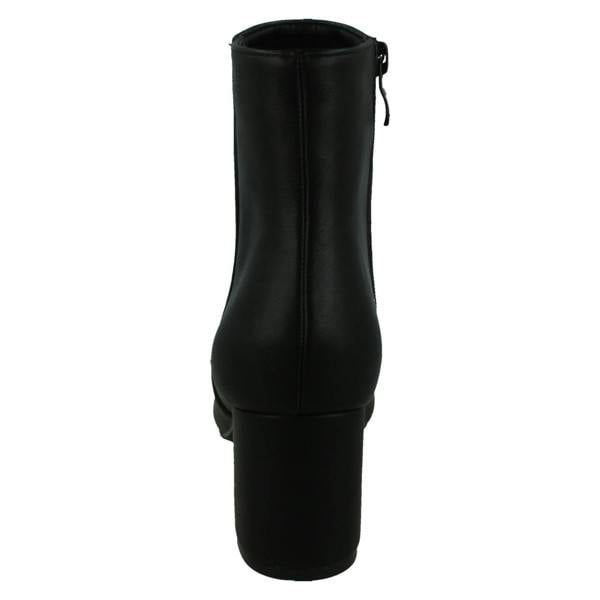 Spot On Ladies Spot On Block Heel Ankle Boots F51220