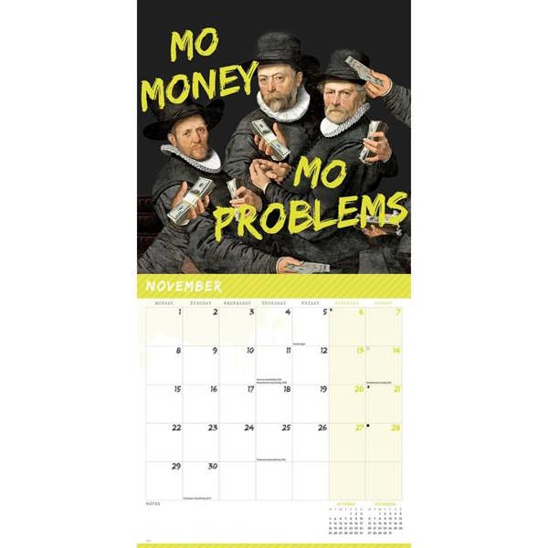 Santoro's Master Pieces, Seize The Day Calendar 2027, Wall Calendars, Month To View, Art, Gift