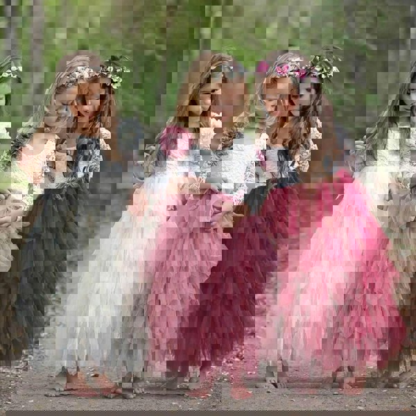 Three Girls in Boho Dresses