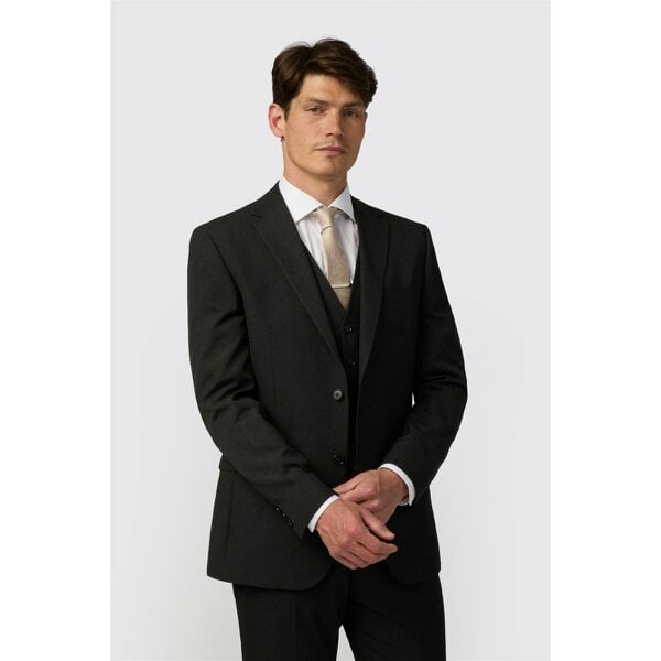 Limehaus Regular Fit Charcoal Jacket