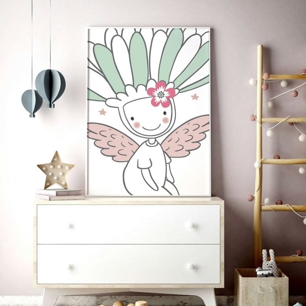 Unicorn name Wall art for Nursery