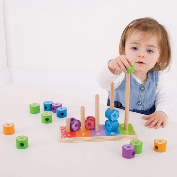 Bigjigs Toys First Flower Stacker