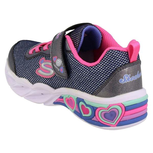 Skechers Girls Skechers Light Up Trainers Shimmer Spells 302304