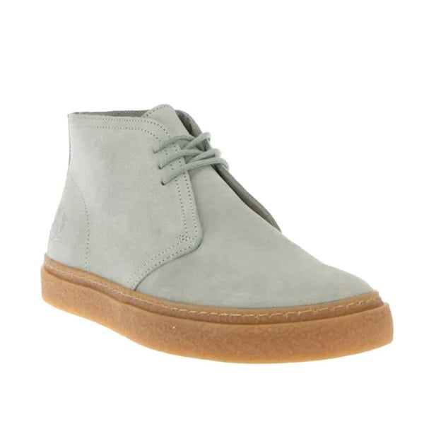 Fred Perry Mens Hawley Suede Trainers - Light Blue