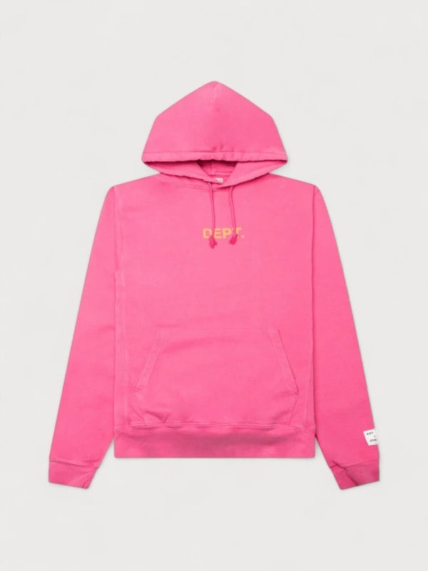 Gallery Dept. Dept Logo Hoodie Flo Pink - Supplied FashionGallery Dept.