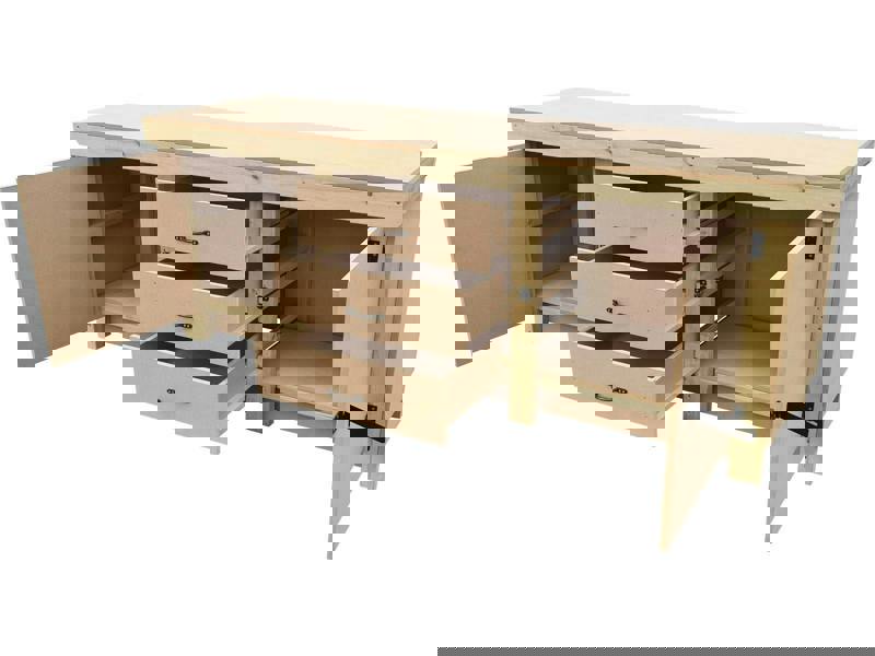 Arbor Garden Solutions Wooden work bench with drawers and double lockable cupboard (V.8)