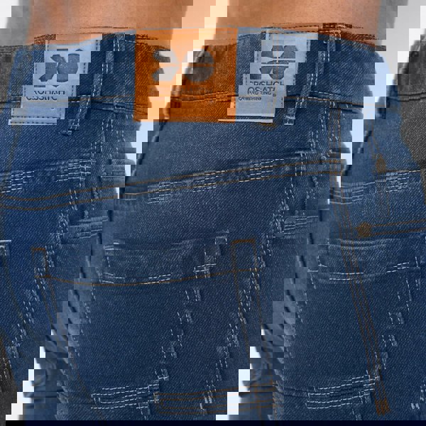 Crosshatch Lampoons Slim Fit Jeans Stone Wash