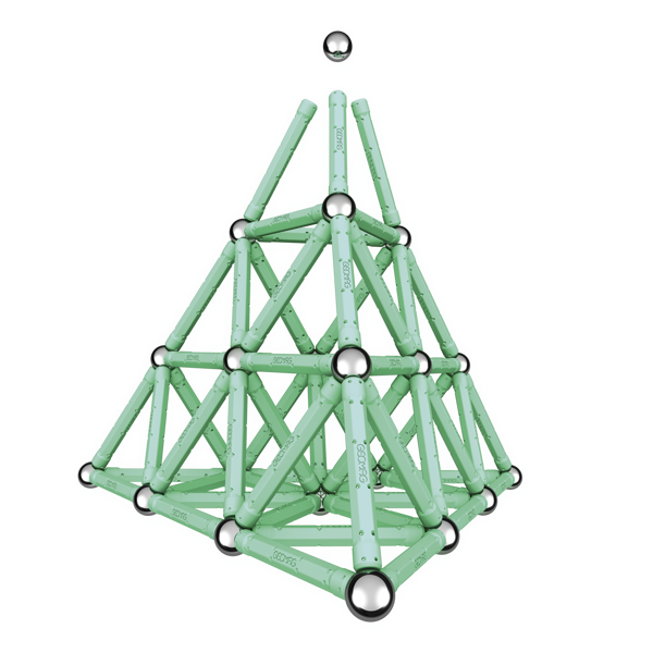 Geomag Classic Glow Magnetic Shapes - 142 Pieces