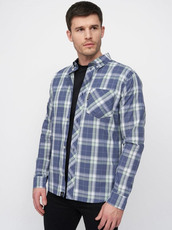 Duck and Cover Lennmore Shirt - Blue Check