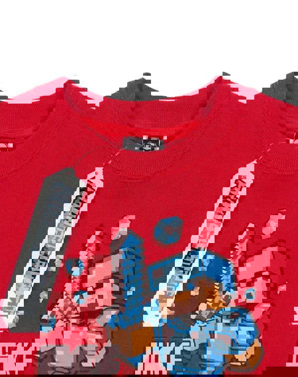 Minecraft Boys Red Like A Boss Boy'S Sweatshirt