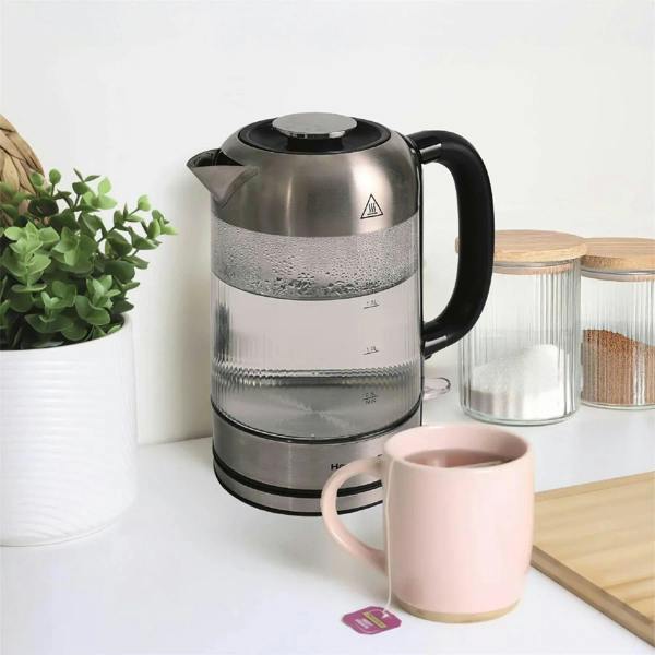Hamilton Beach Liberty 1.7L Ribbed Glass Kettle