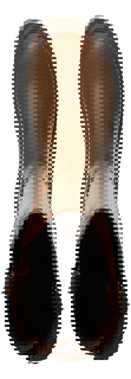 Rocket Dog Drea Womens Tall Knee High Full Zip Up Wedge Boots, front view of tan leather knee-high boot with full zipper on the side, rounded toe, and wedge heel.