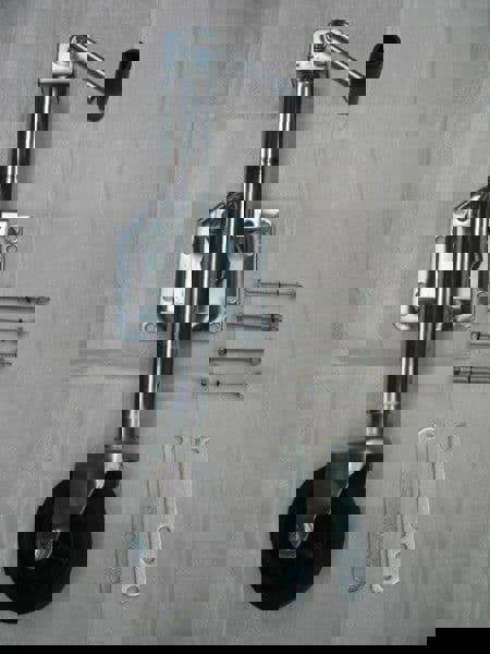 Side Winding Caravan Jockey Wheel with Swivel Fixing Bracket (Heavy Duty Sidewinder Handle Trailer)