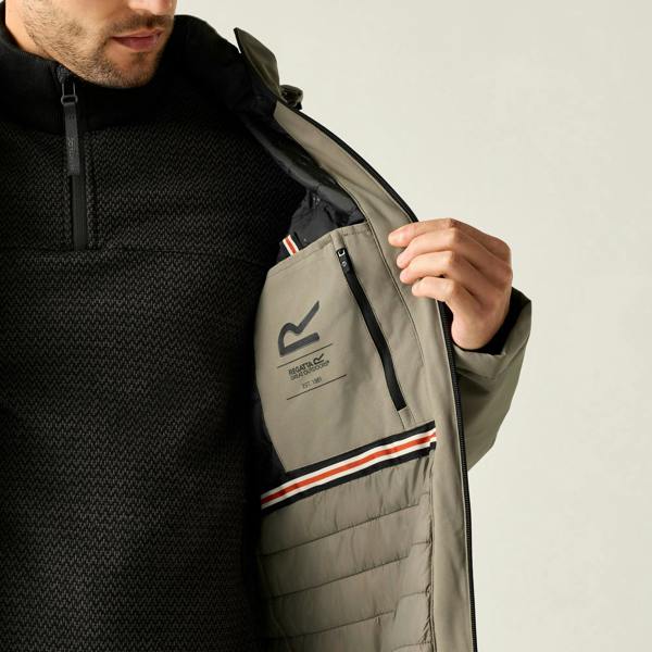 Regatta Mens Merzen Insulated Waterproof Jacket - Smokey Olive - 