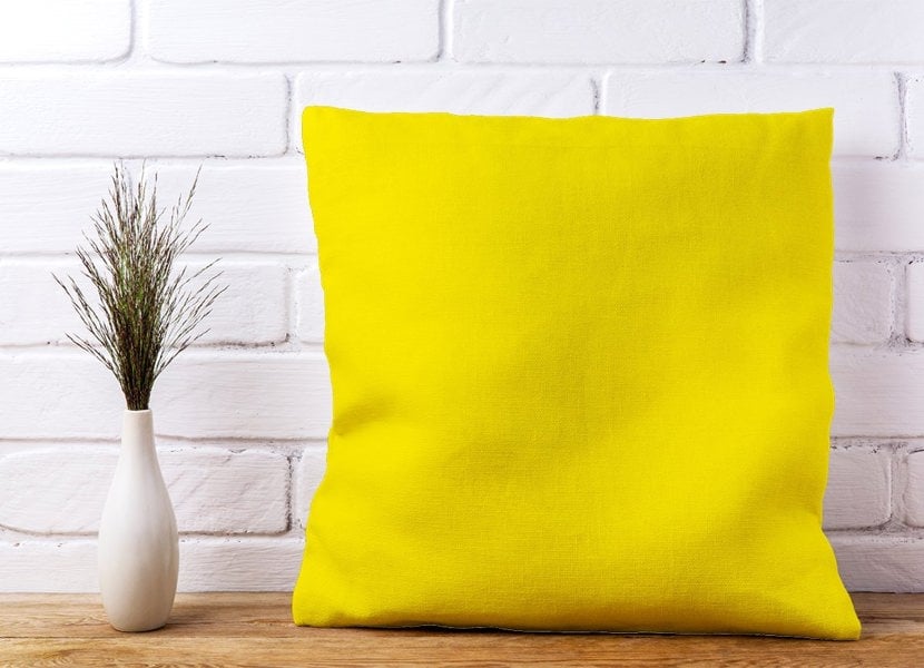 Warren Reed Sunshine Yellow Cushions