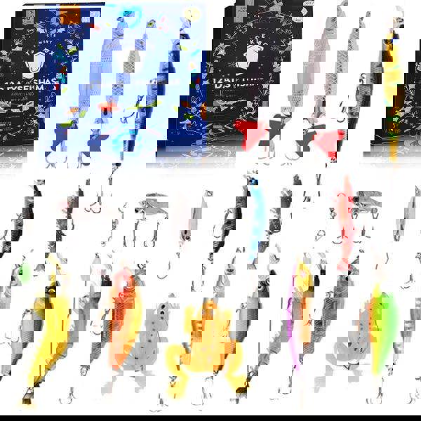 Leaper 12PCS Fishing Set Calendar Blind Box