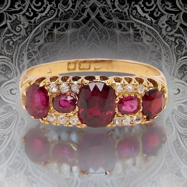 Vintage Tom A fine Victorian Ruby ring